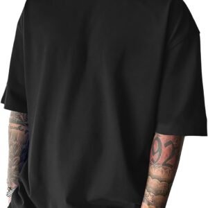 Men's Fashion Oversized Tshirts Workout Short Sleeve T-Shirt Dry Fit Lightweight Crewneck Tee Tops