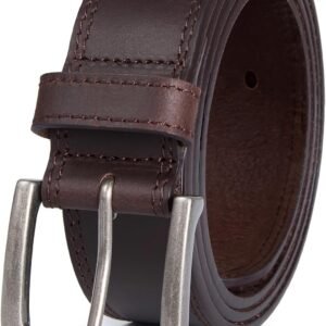 Men's Full Grain Leather Belt for Everyday Casual Jeans, 1.5" Handmade Men Leather Belts with Gift Box