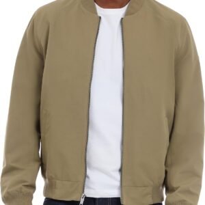 mens Lightweight Bomber Jacket, Wind and Water ResistantJacket