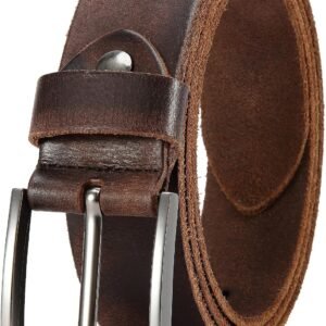 Gürtel Herren,Vollledergürtel Casual Arbeits,Cowboy Anzug Ledergürtel,Einstellbare Gürtel