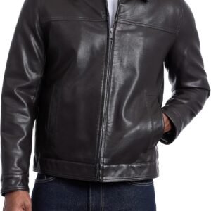 Men's Classic Faux Leather Jacket Faux Leather Jackets