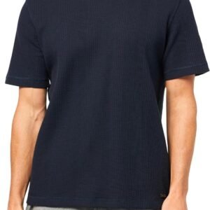 Men's Waffle Structure Cotton T-Shirt