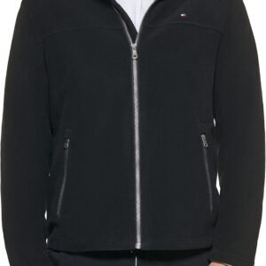 Men's Size Tall Classic Zip Front Fleece Jacket