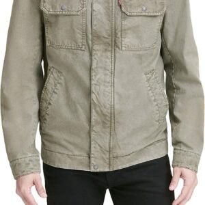 Men's Cotton Stand Collar Military Jacket